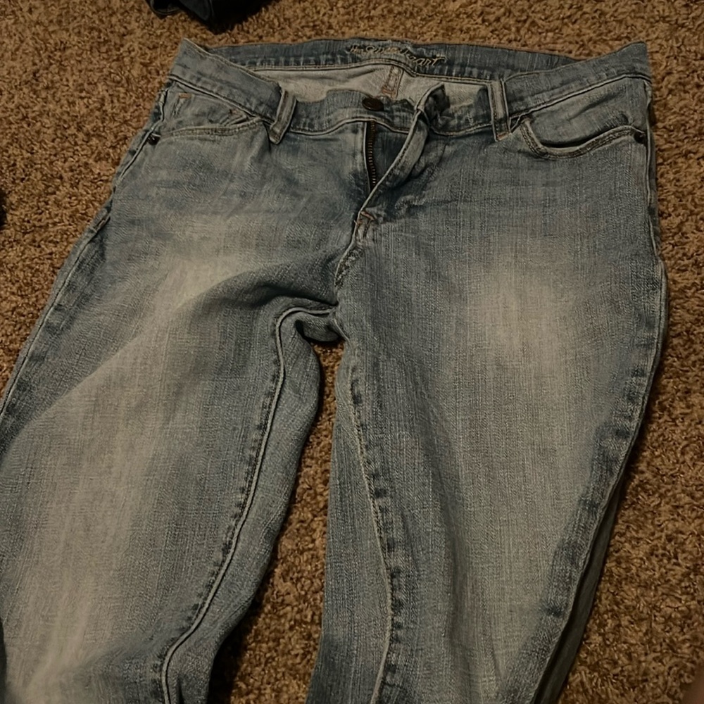 Light blue vintage jeans